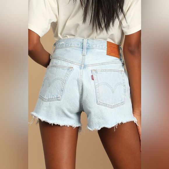 Levi's Pants - Levi’s 501 Original High Rise Cutoff Denim Shorts